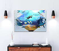 Obraz Život pod hladinou